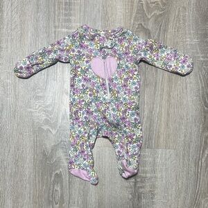 Carter's Purple Floral Heart One Piece